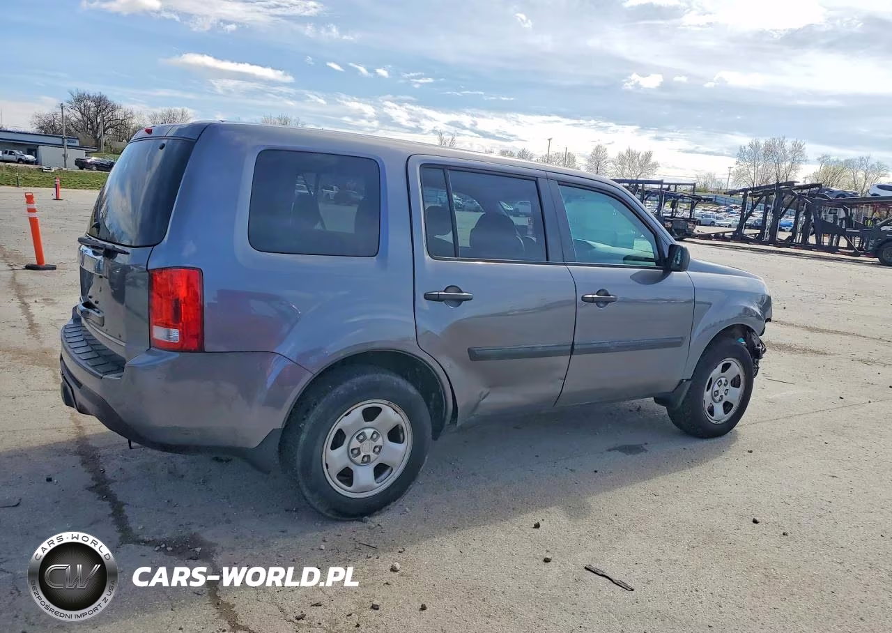 2014 Honda Pilot Lx VIN:5FNYF3H2XEB004185 - 3
