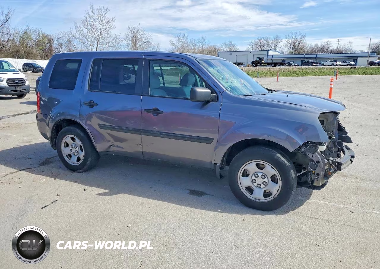 2014 Honda Pilot Lx VIN:5FNYF3H2XEB004185 - 4