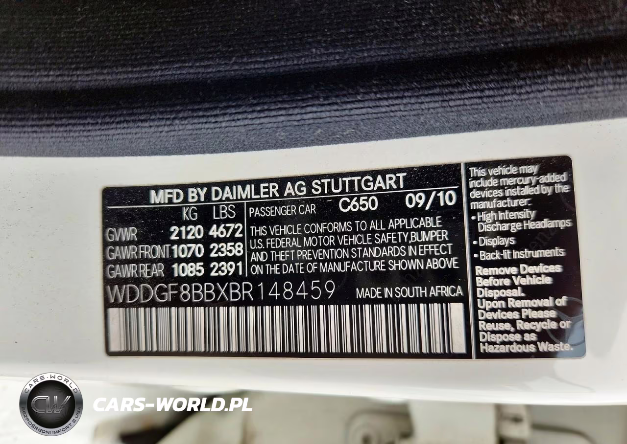 2011 Mercedes-Benz C 300 4Matic VIN:WDDGF8BBXBR148459 - 12