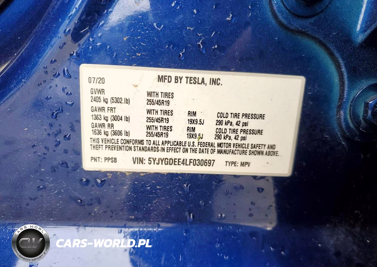 2020 Tesla Model Y VIN:5YJYGDEE4LF030697 - 13