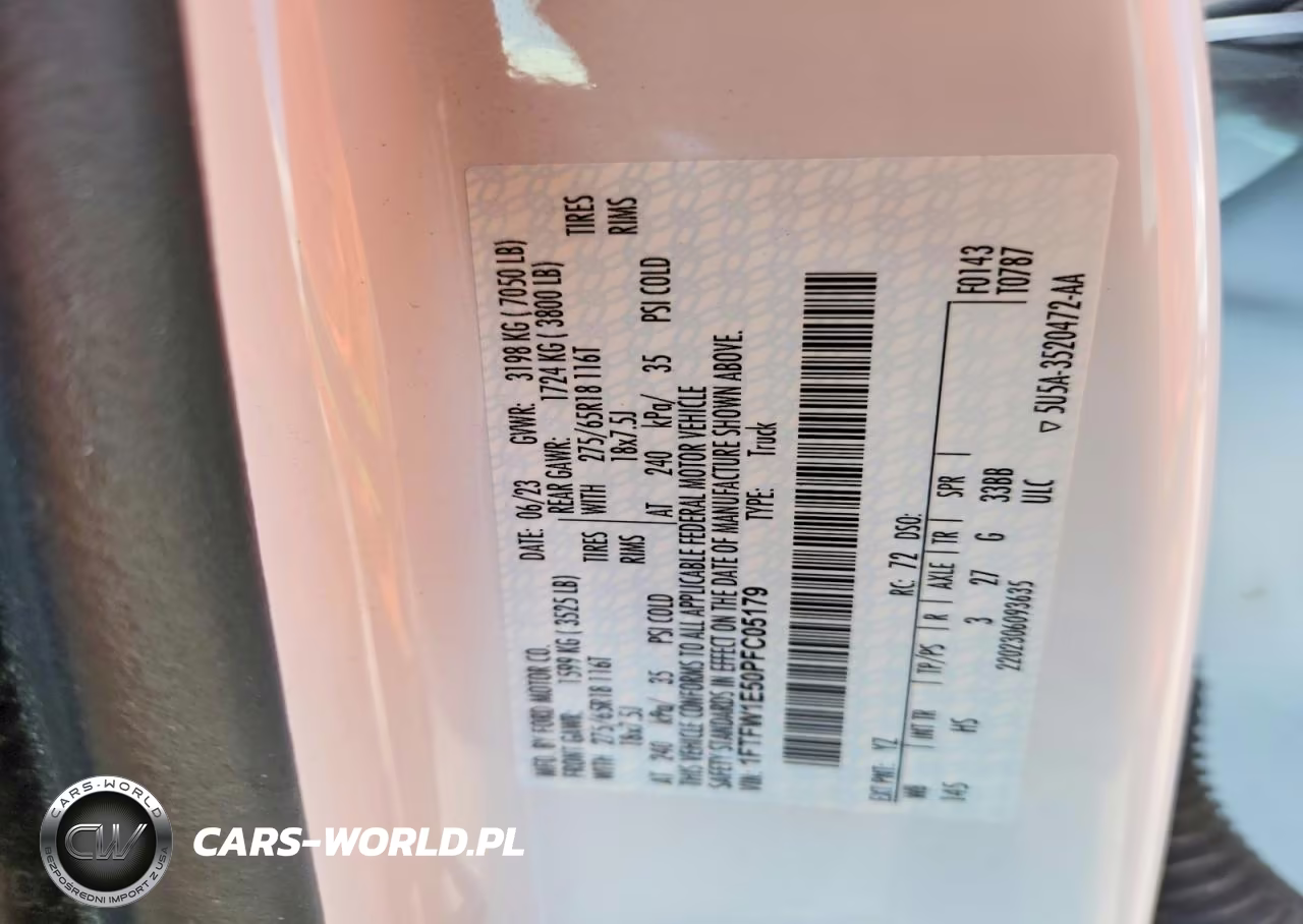 2023 Ford F150 Supercrew VIN:1FTFW1E50PFC05179 - 12