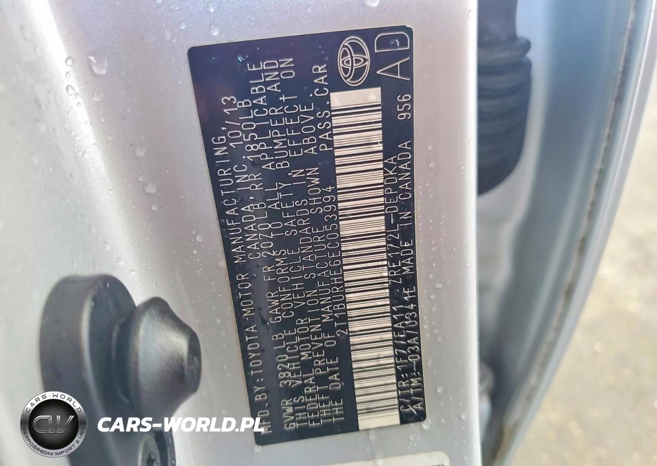 2014 Toyota Corolla L VIN:2T1BURHE6EC053994 - 13