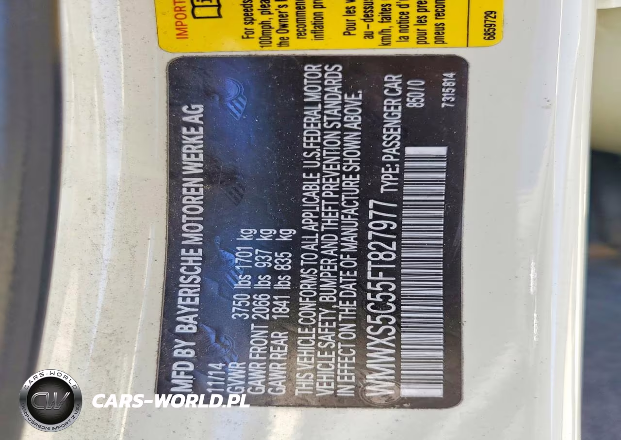 2015 Mini Cooper VIN:WMWXS5C55FT827977 - 12