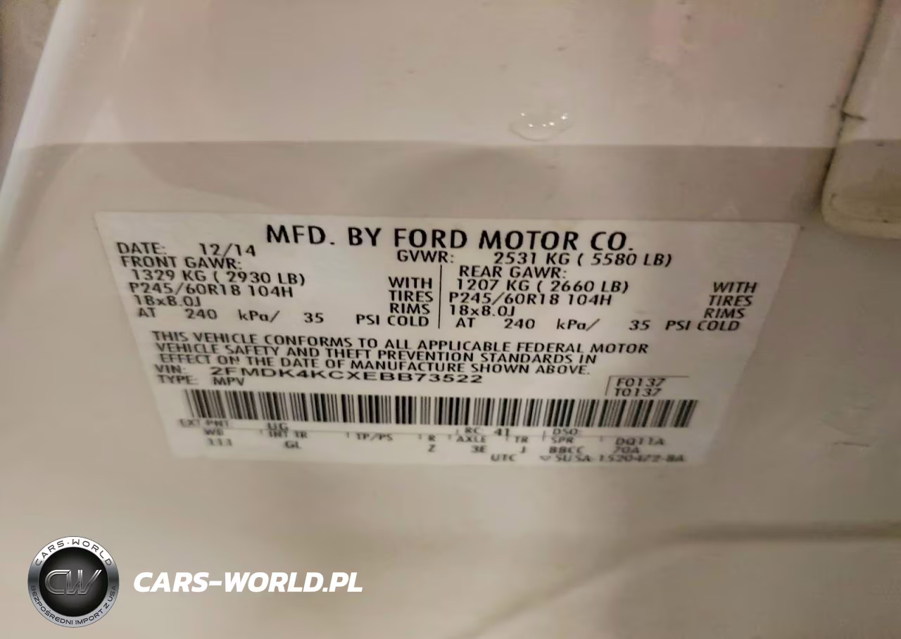 2014 Ford Edge Limited VIN:2FMDK4KCXEBB73522 - 13