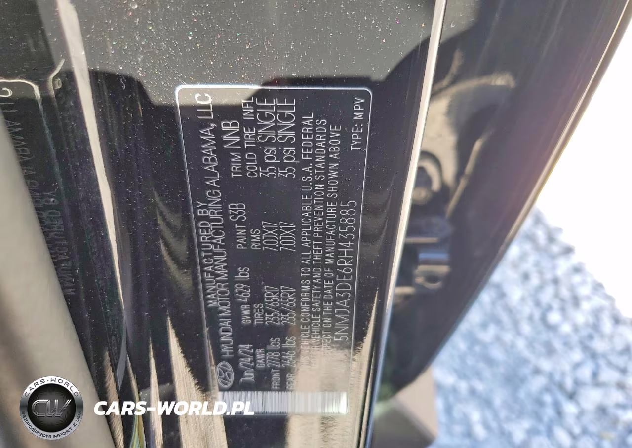 2024 Hyundai Tucson Se VIN:5NMJA3DE6RH435885 - 13