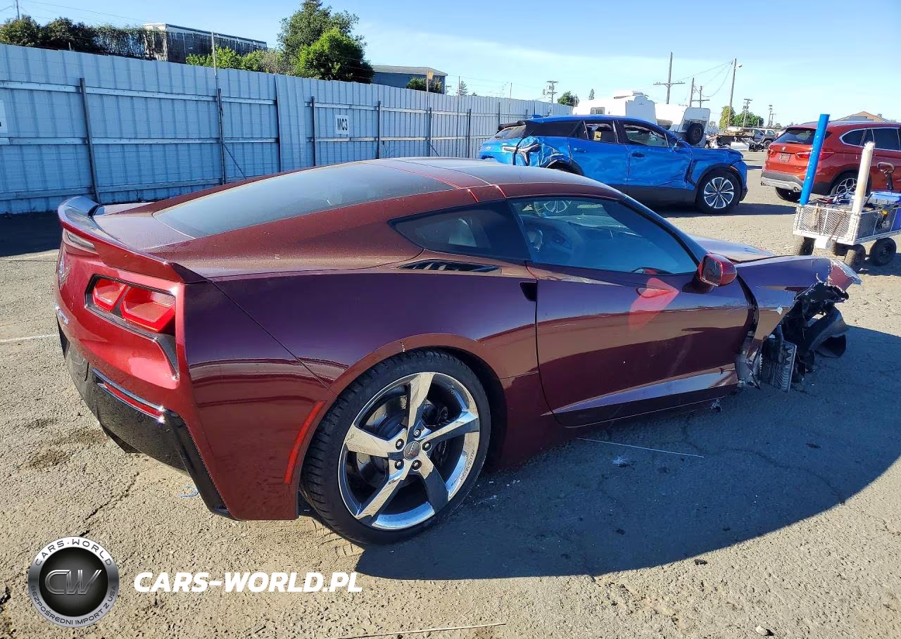 2016 Chevrolet Corvette Stingray Z51 3Lt VIN:1G1YM2D70G5112877 - 3