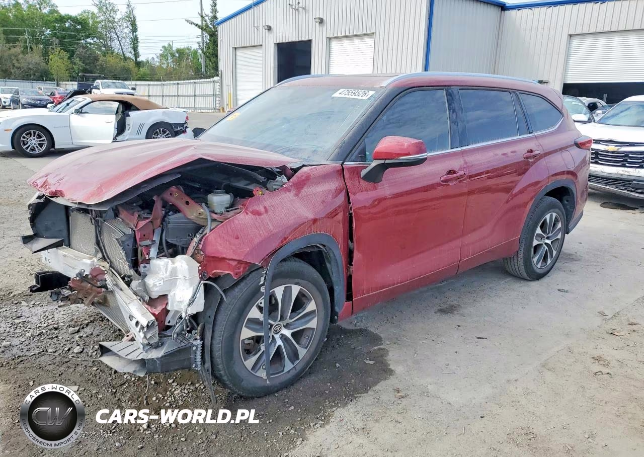 2021 Toyota Highlander Xle VIN:5TDHZRAH7MS078747 - 1