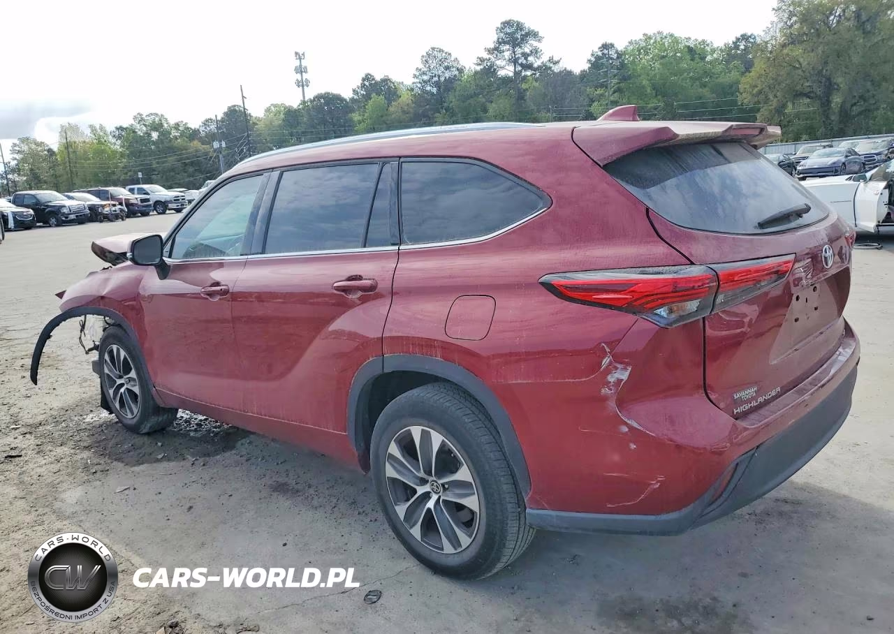 2021 Toyota Highlander Xle VIN:5TDHZRAH7MS078747 - 2