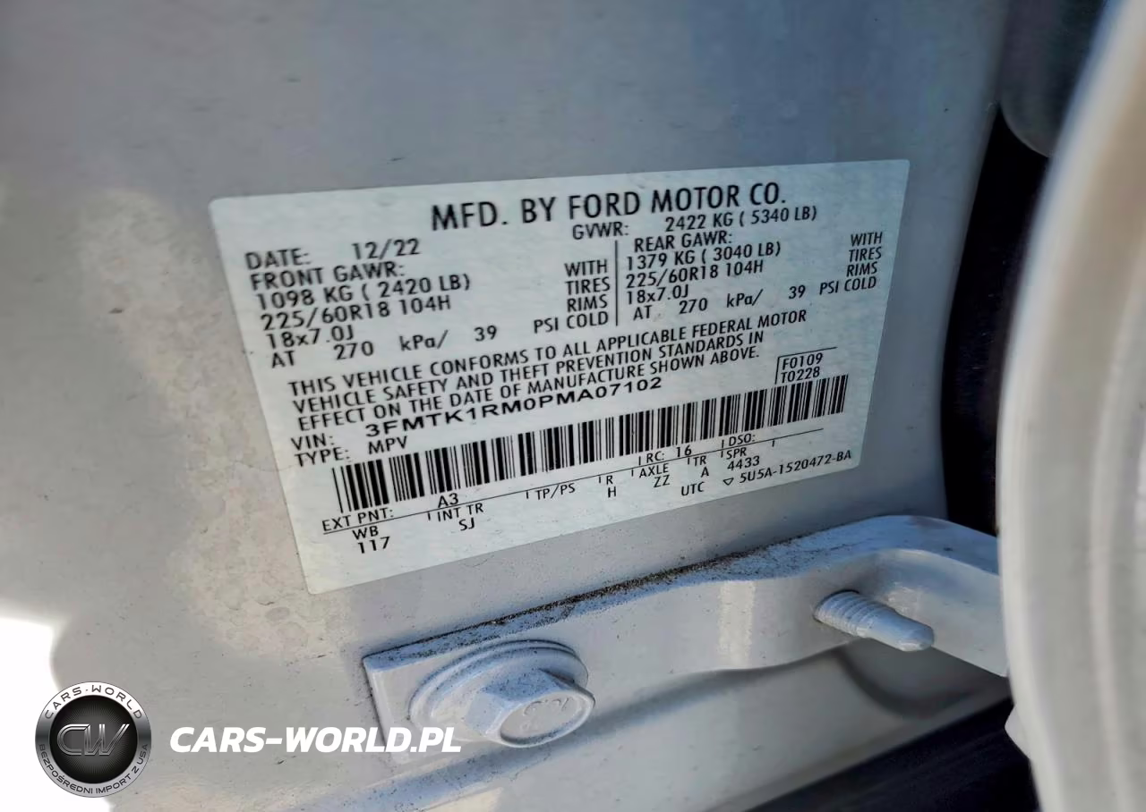 2023 Ford Mustang Mach-E Select VIN:3FMTK1RM0PMA07102 - 13