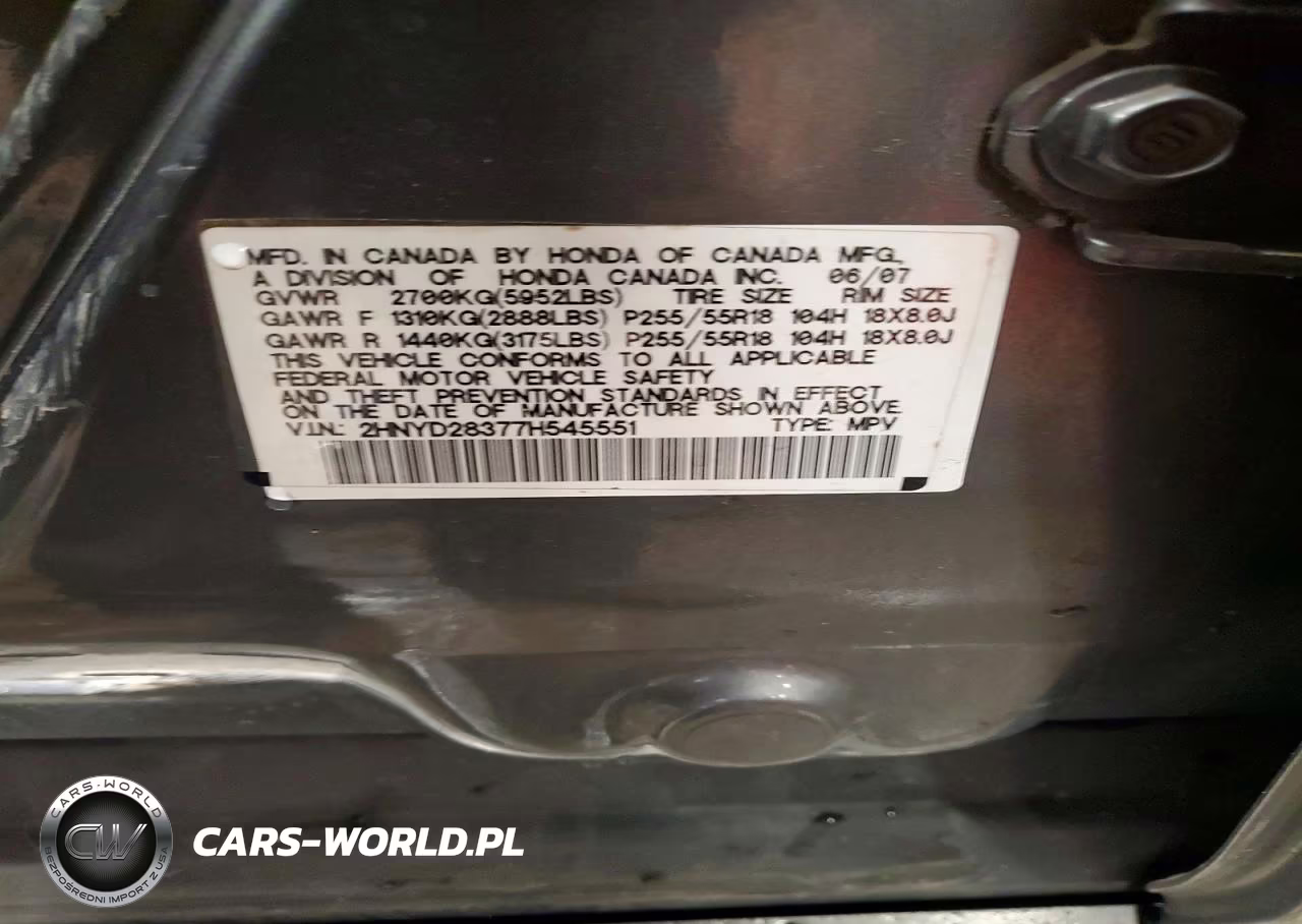 2007 Acura Mdx Technology VIN:2HNYD28377H545551 - 14