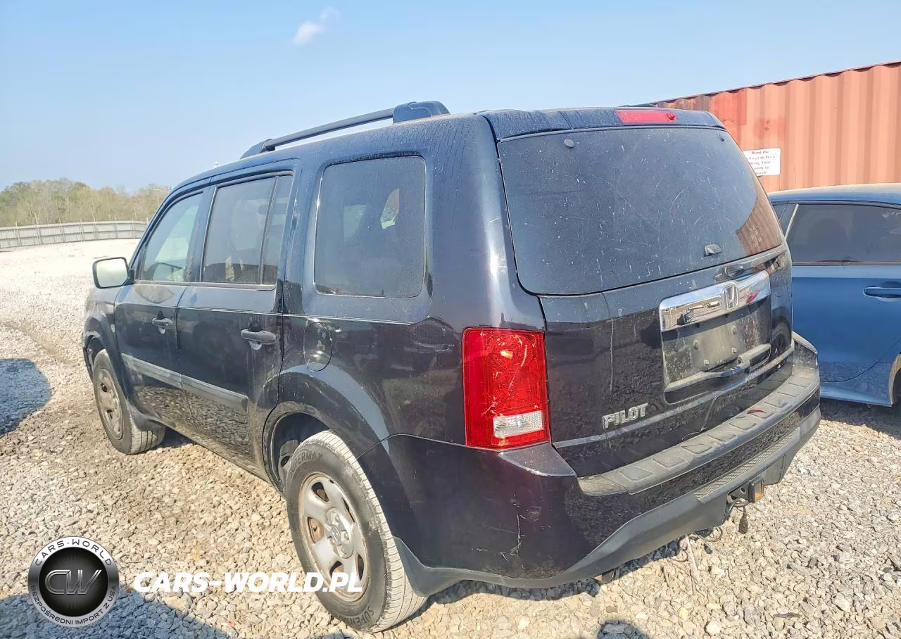 2012 Honda Pilot Lx VIN:5FNYF3H26CB035222 - 2