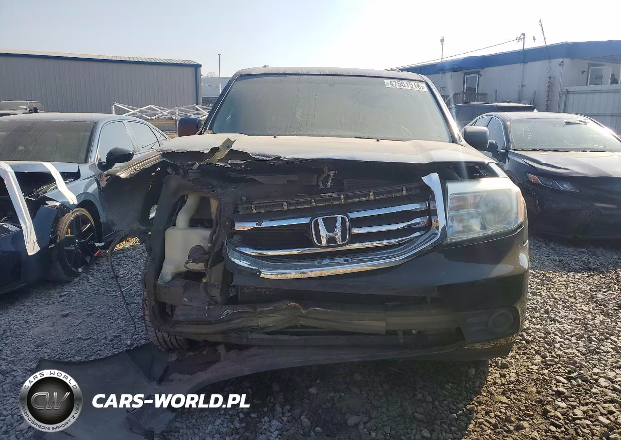 2012 Honda Pilot Lx VIN:5FNYF3H26CB035222 - 5