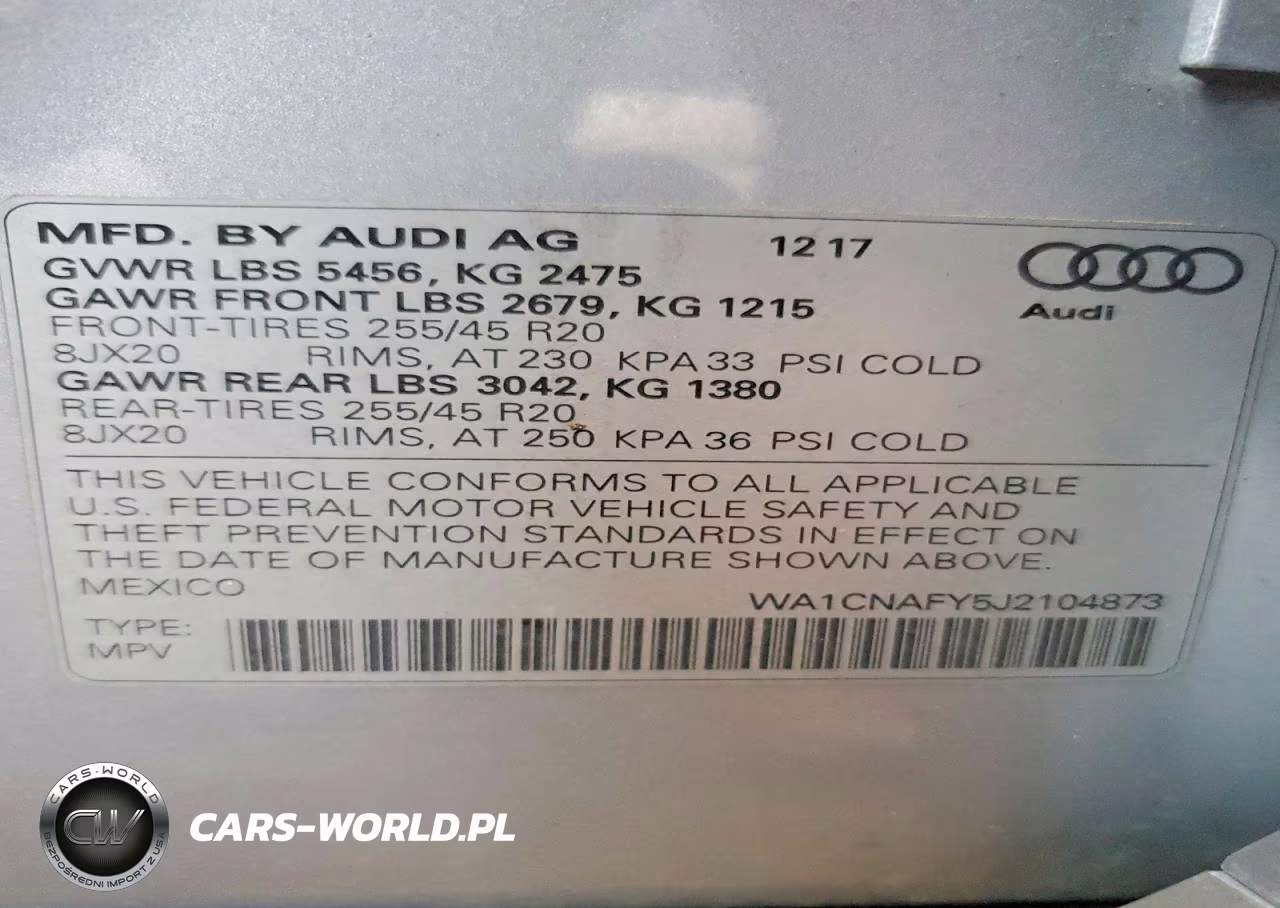 2018 Audi Q5 Prestige VIN:WA1CNAFY5J2104873 - 13