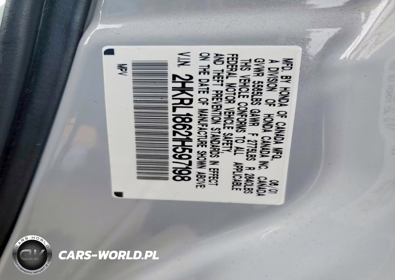 2001 Honda Odyssey Ex VIN:2HKRL18621H597198 - 13