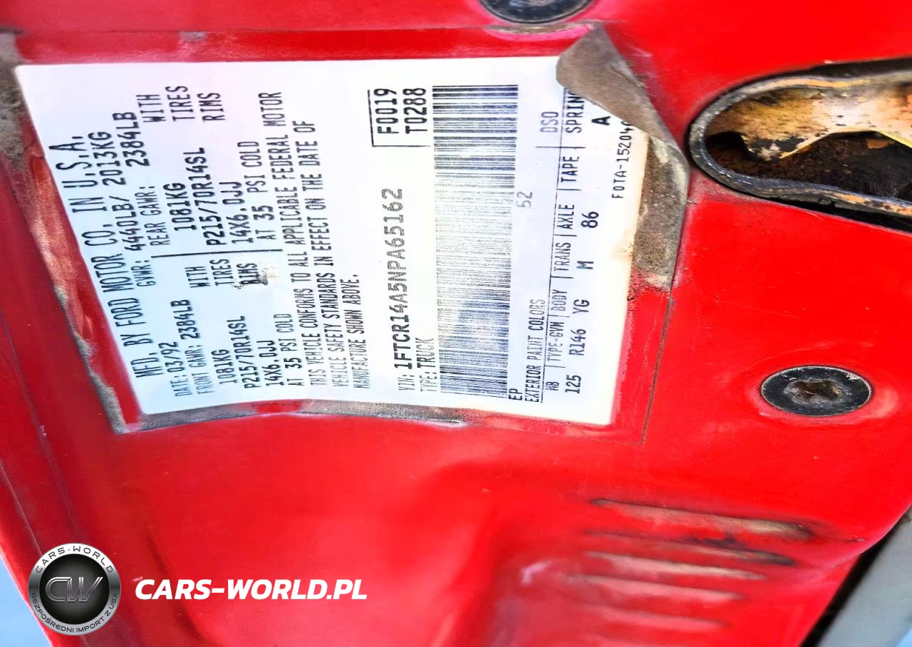 1992 Ford Ranger Super Cab VIN:1FTCR14A5NPA65162 - 12