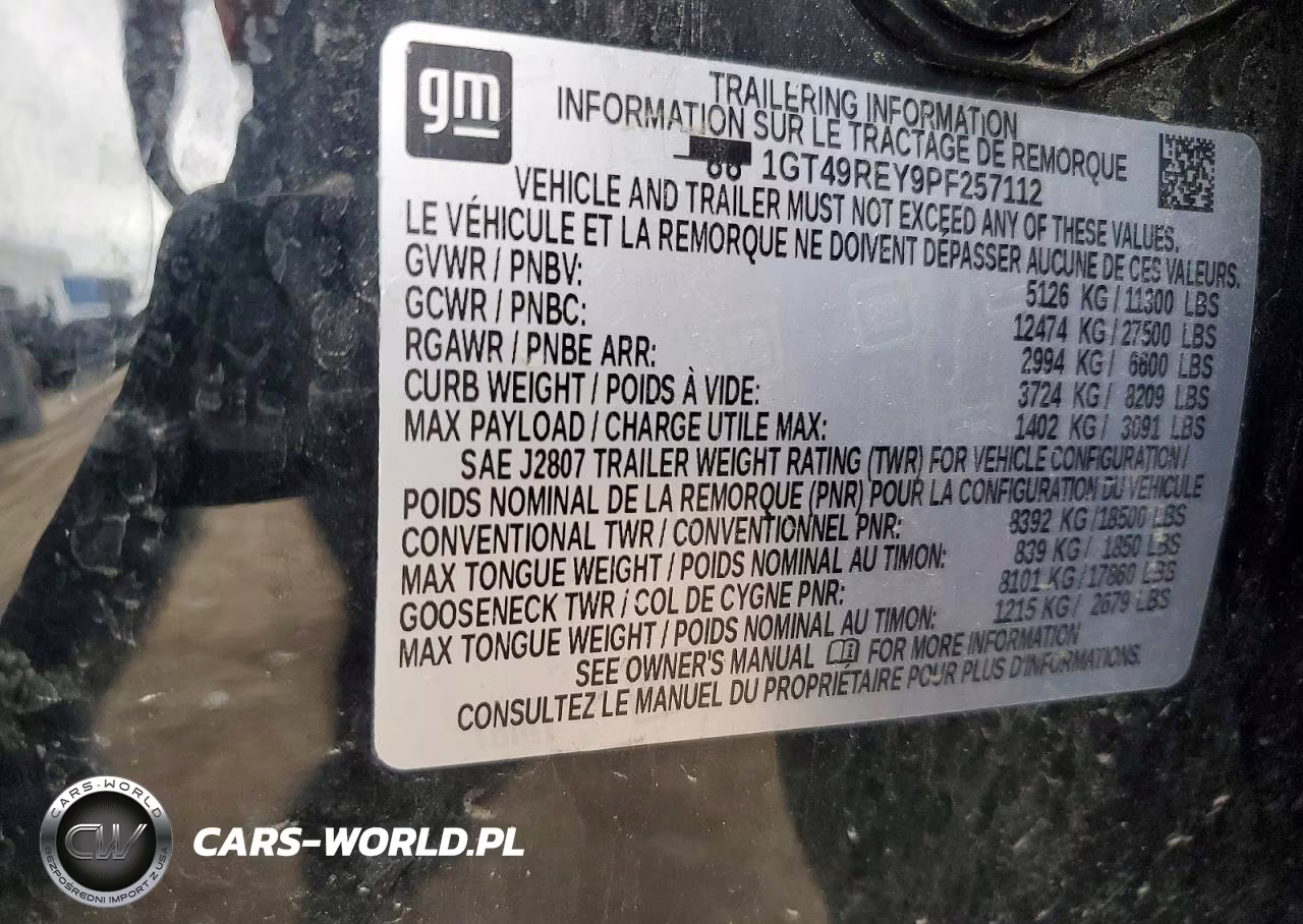 2023 GMC Sierra K2500 Denali VIN:1GT49REY9PF257112 - 12