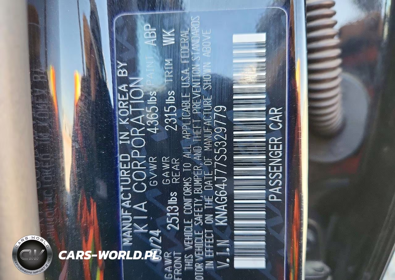 2025 Kia K5 Gt-Line VIN:KNAG64J77S5329779 - 13