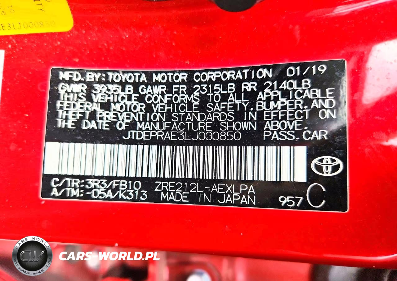 2020 Toyota Corolla VIN:JTDEPRAE3LJ000850 - 13