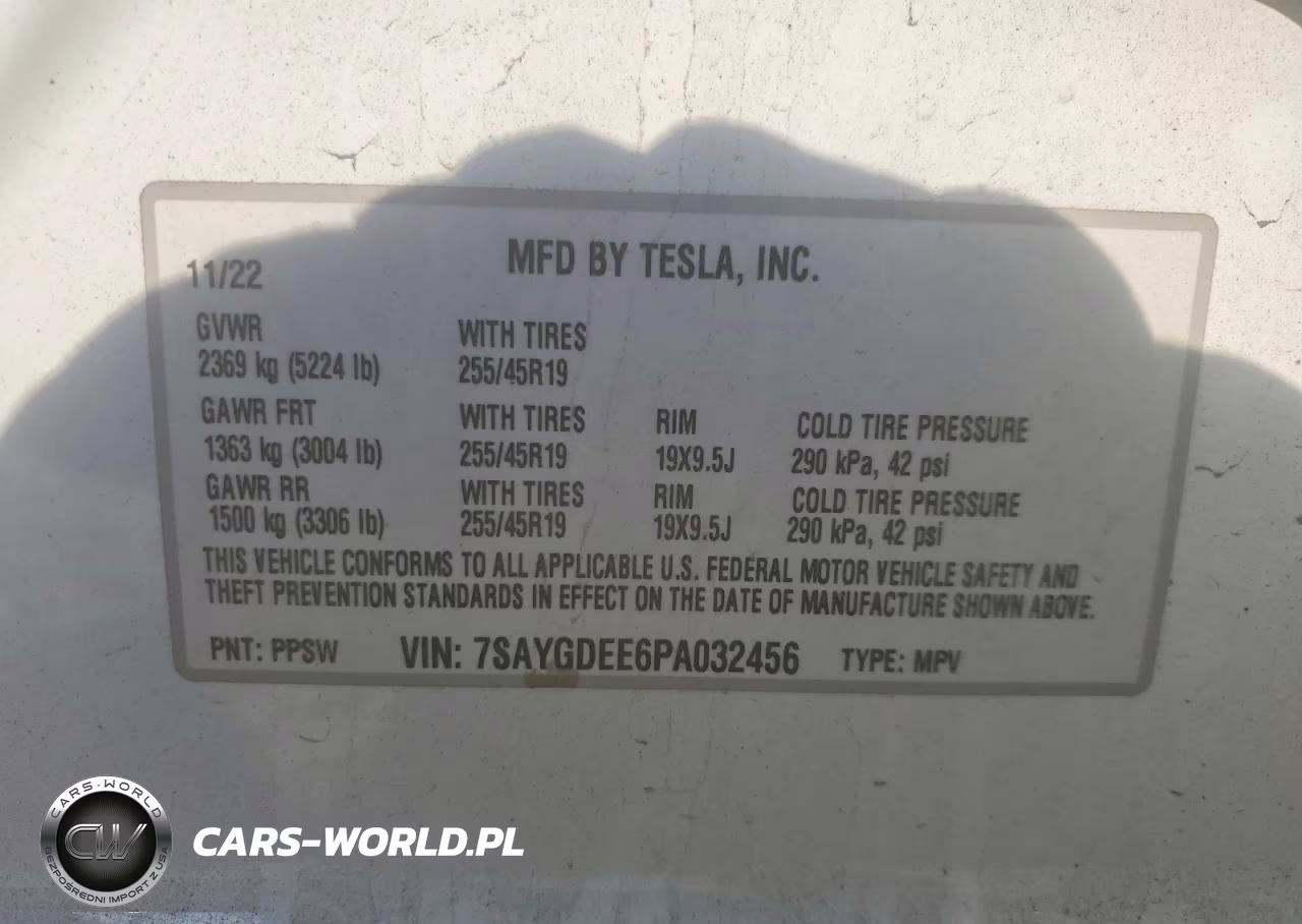 2023 Tesla Y VIN:7SAYGDEE6PA032456 - 14