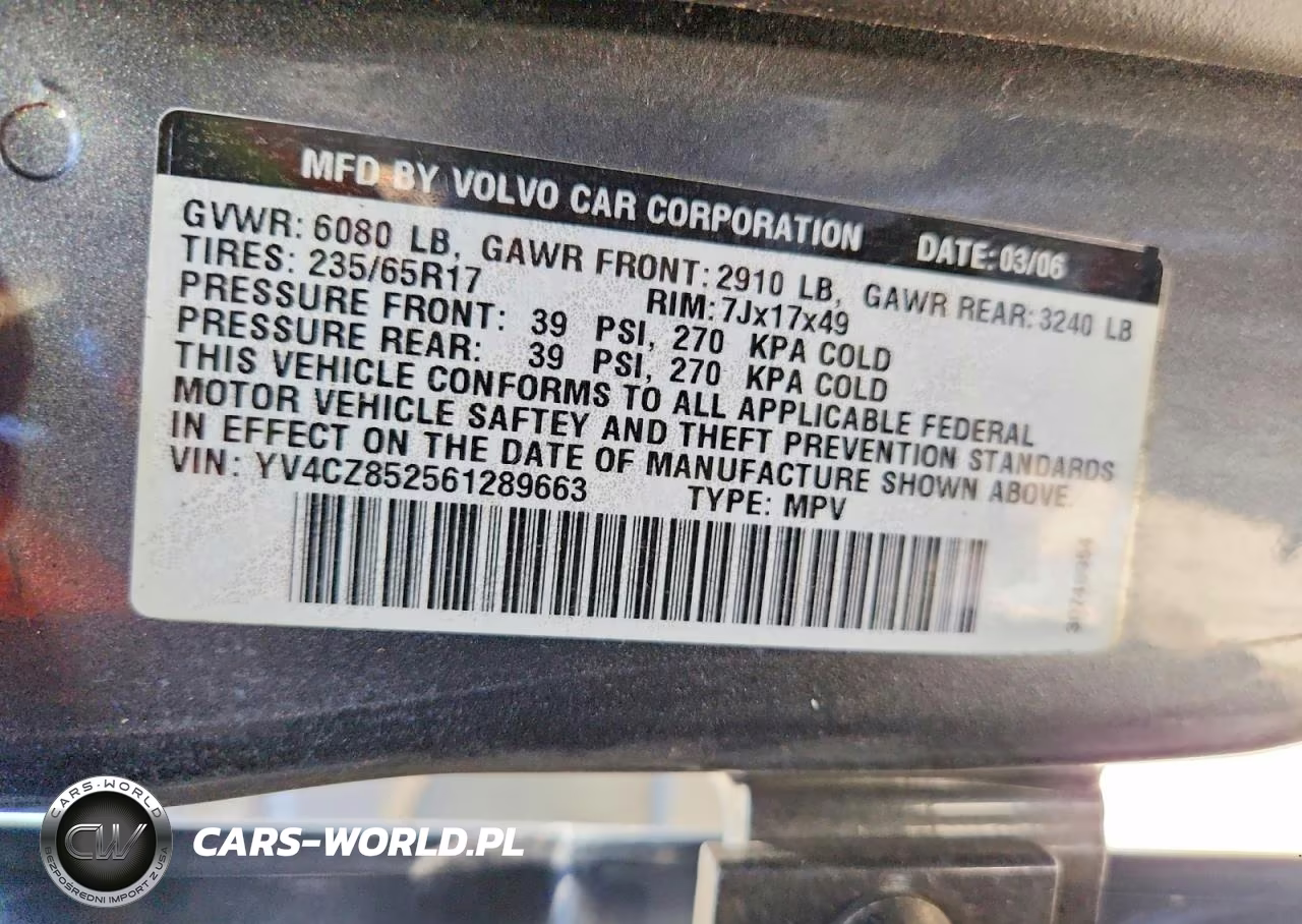 2006 Volvo Xc90 V8 VIN:YV4CZ852561289663 - 14