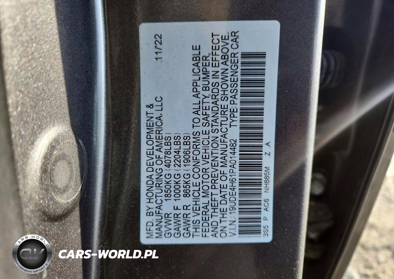 2023 Acura Integra A-Spec Tech VIN:19UDE4H61PA014482 - 12