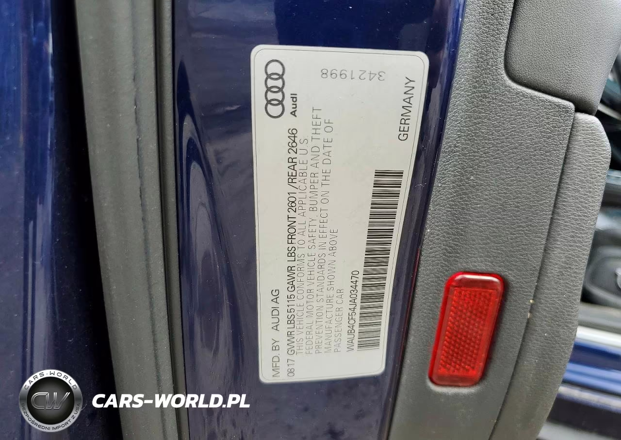 2018 Audi S5 Premium Plus VIN:WAUB4CF54JA034470 - 13