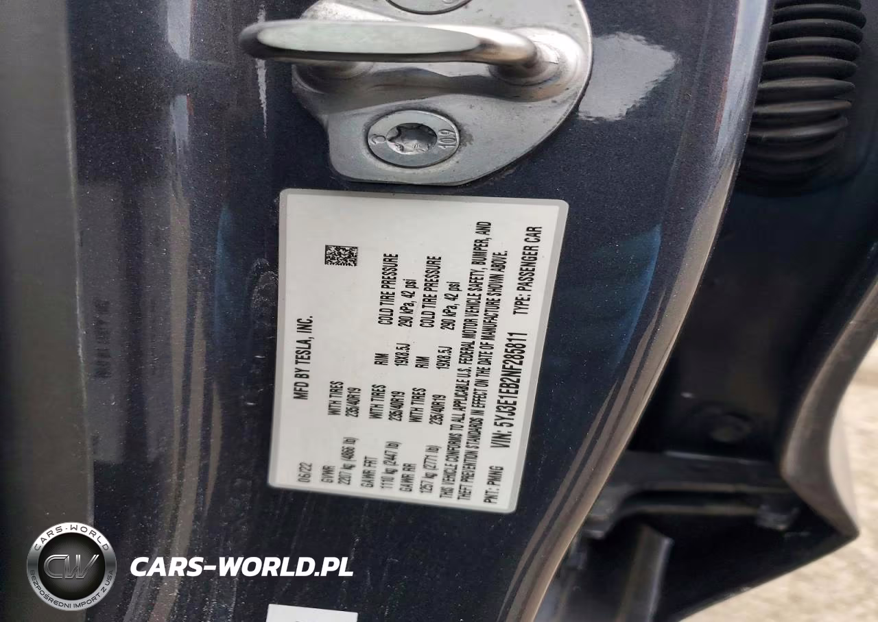 2022 Tesla Model 3 VIN:5YJ3E1EB2NF285811 - 12