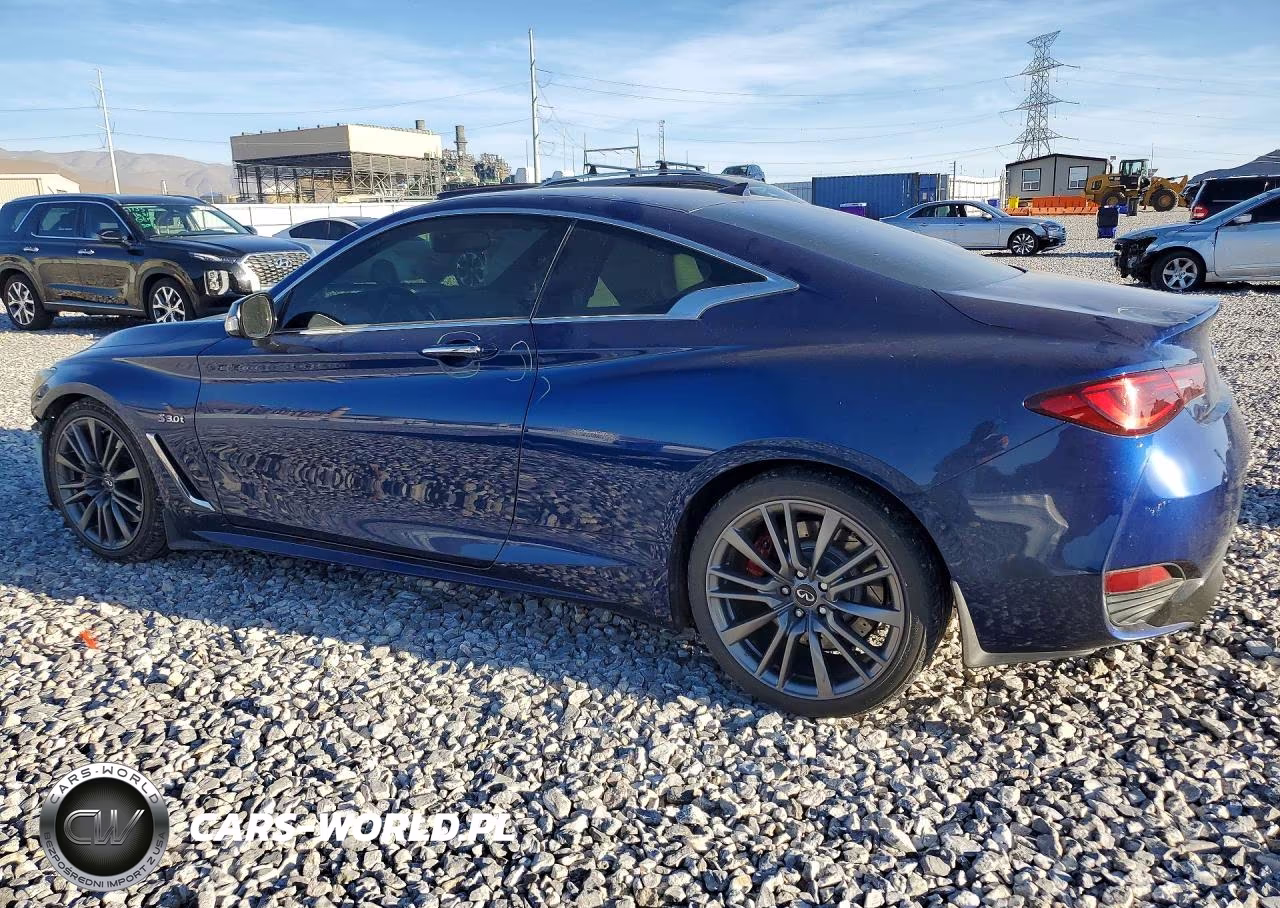 2017 Infiniti Q60 Red Sport 400 VIN:JN1FV7EK8HM611366 - 2