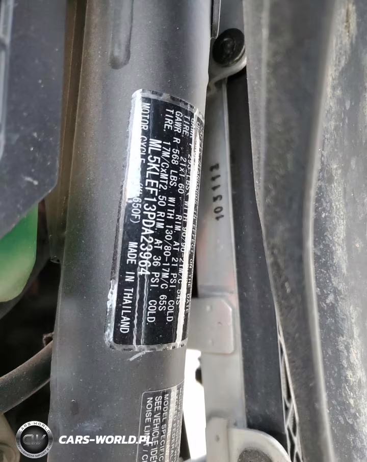 2023 Kawasaki Kl650 F VIN:ML5KLEF13PDA23964 - 9