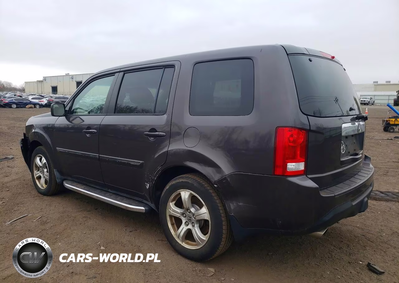 2012 Honda Pilot Exl VIN:5FNYF4H58CB020219 - 2