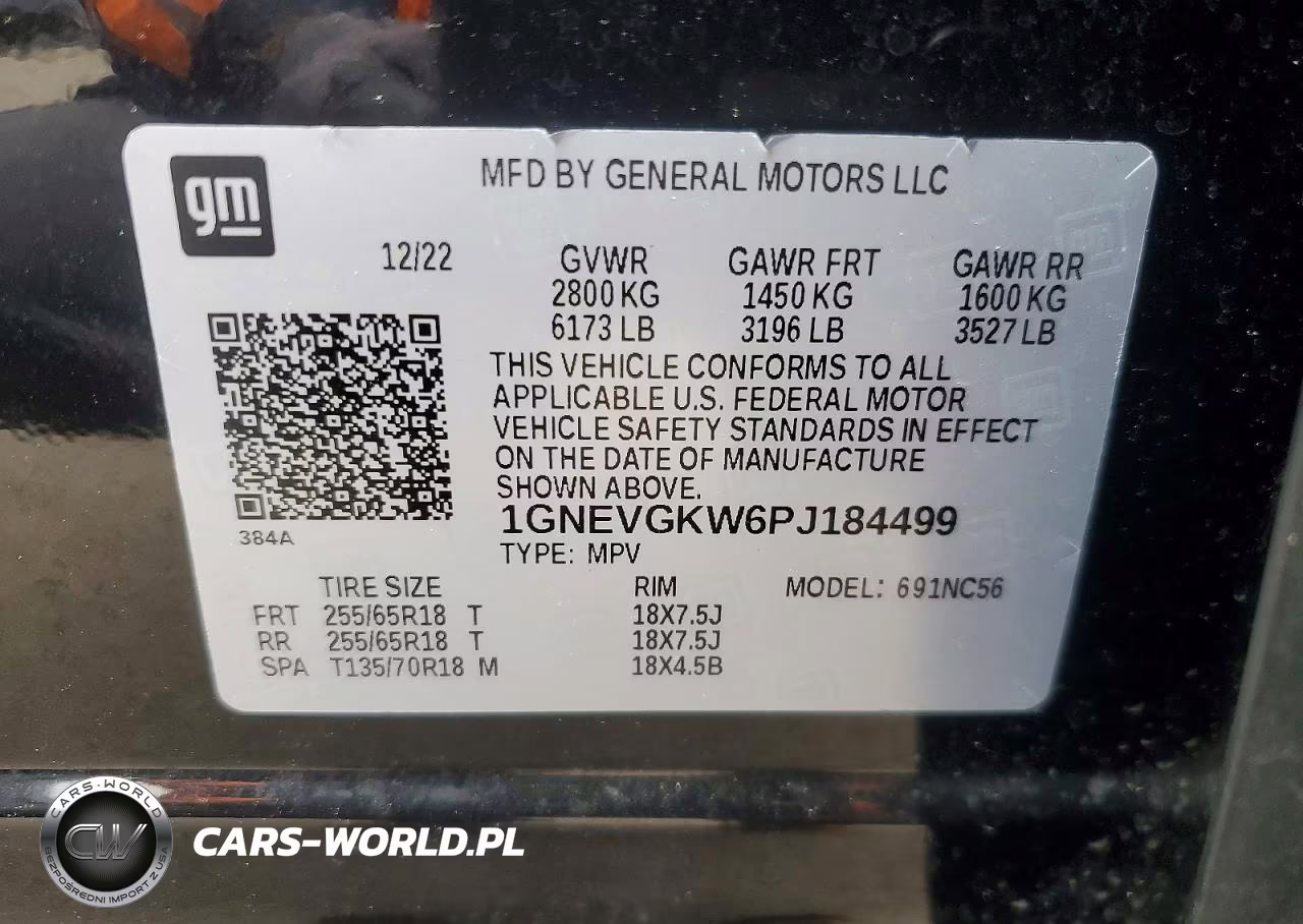 2023 Chevrolet Traverse Lt VIN:1GNEVGKW6PJ184499 - 13