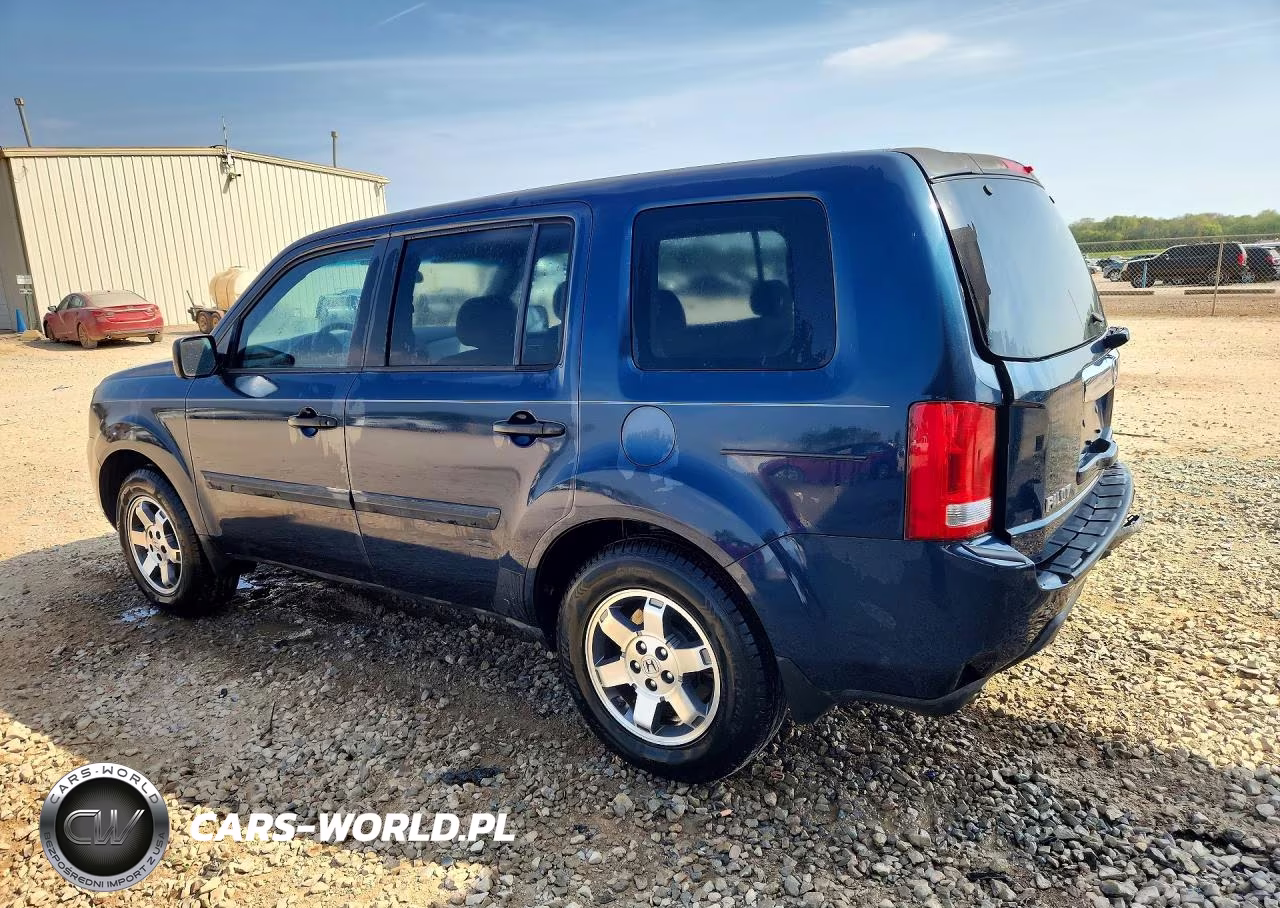 2010 Honda Pilot Lx VIN:5FNYF3H2XAB019442 - 2