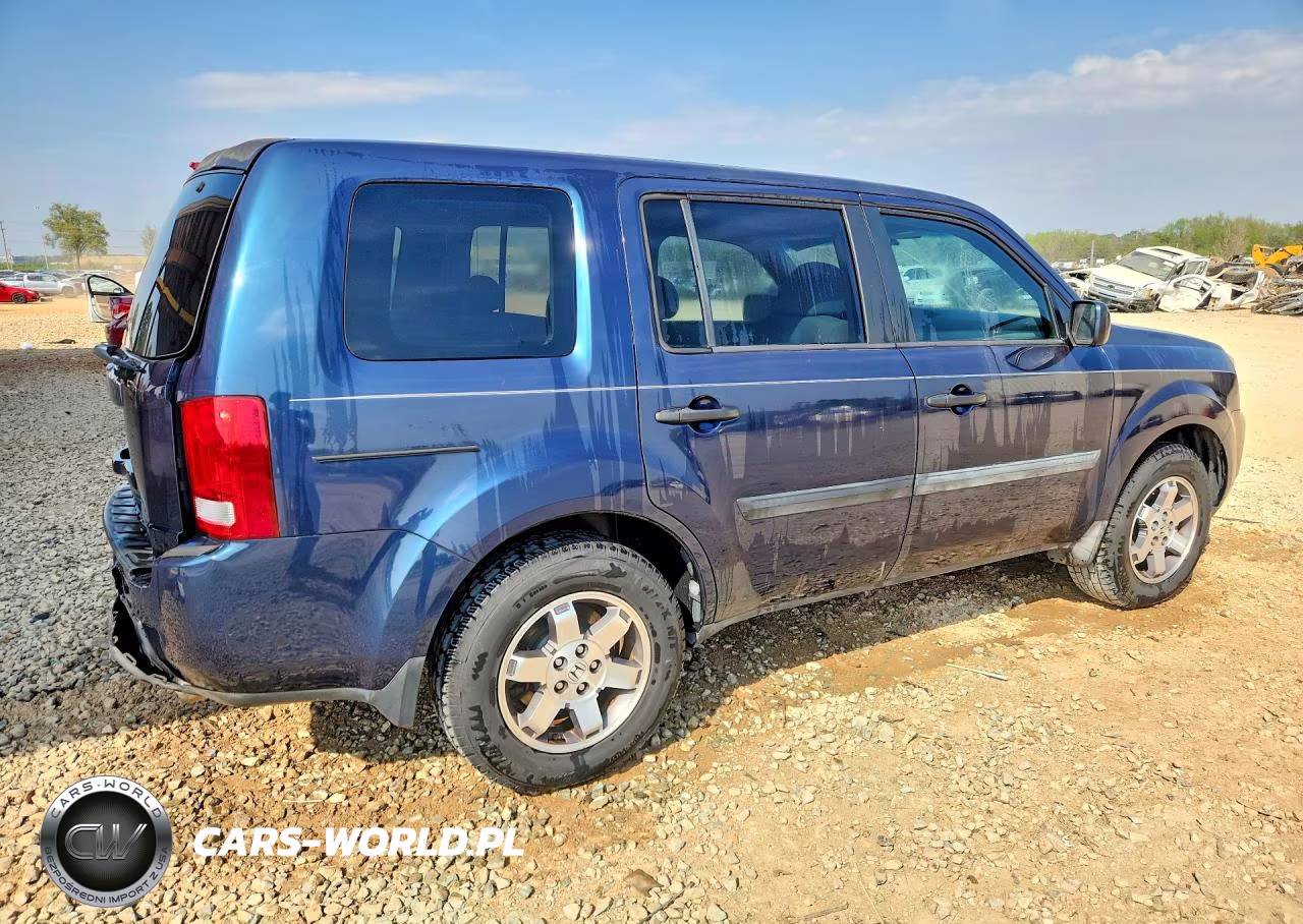 2010 Honda Pilot Lx VIN:5FNYF3H2XAB019442 - 3