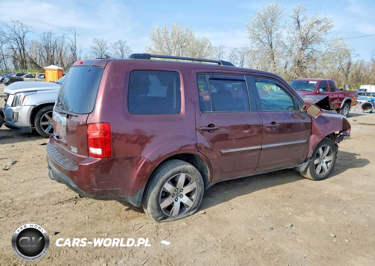 2012 Honda Pilot Touring VIN:5FNYF4H97CB044241 - 3