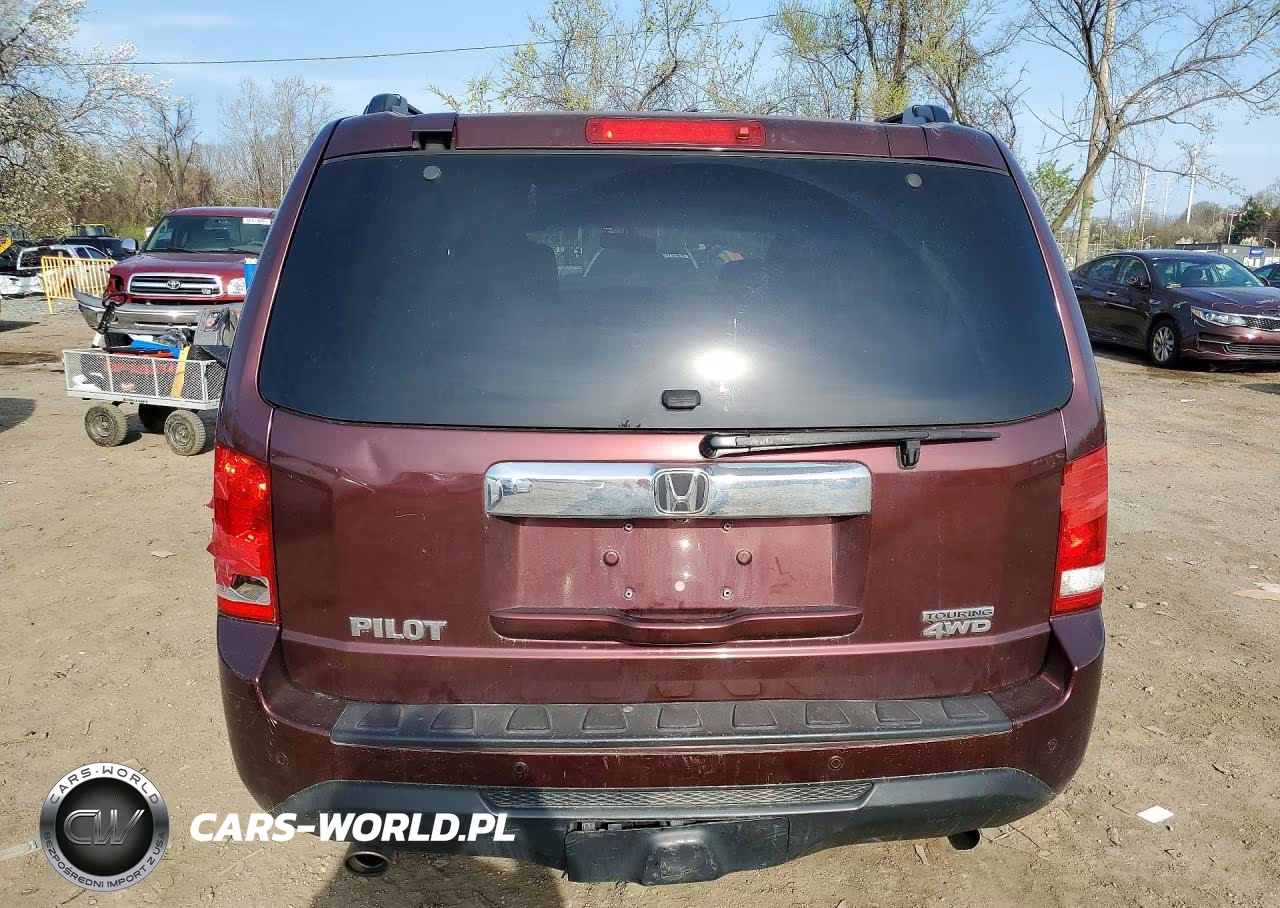 2012 Honda Pilot Touring VIN:5FNYF4H97CB044241 - 6