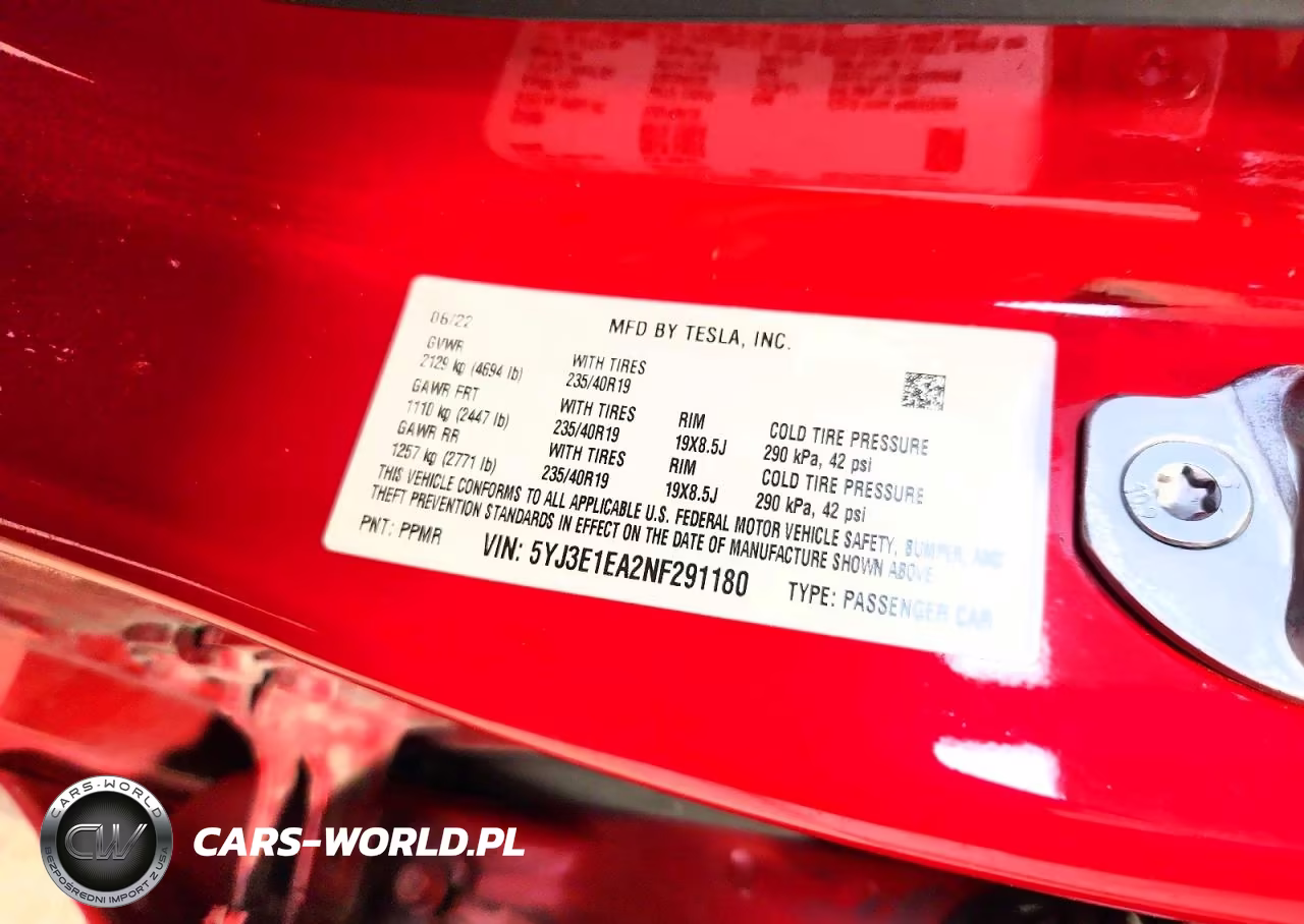 2022 Tesla Model 3 VIN:5YJ3E1EA2NF291180 - 12