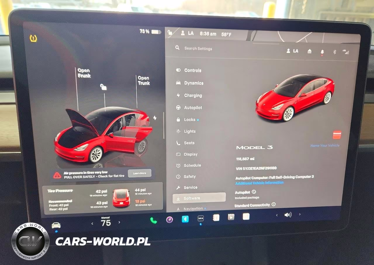 2022 Tesla Model 3 VIN:5YJ3E1EA2NF291180 - 9