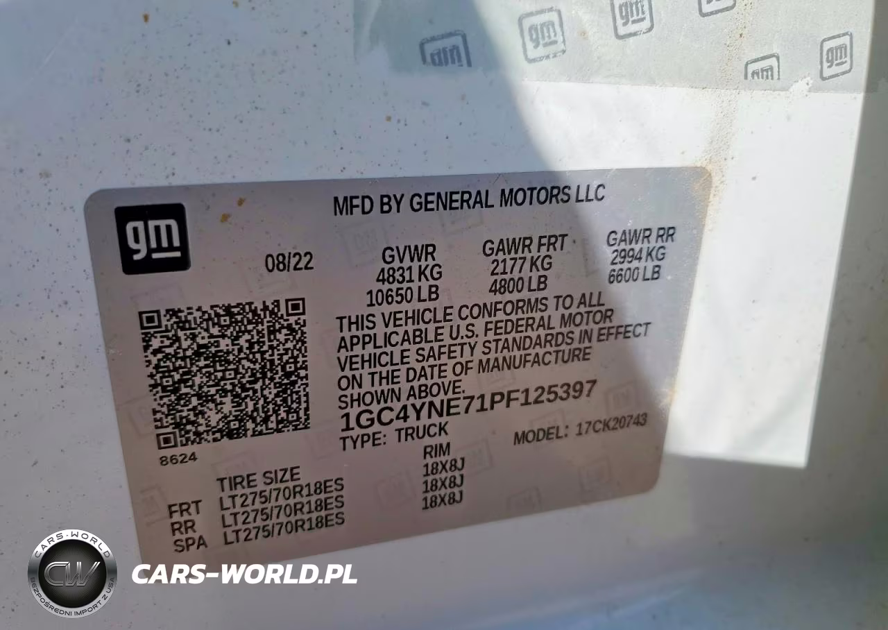 2023 Chevrolet Silverado K2500 Heavy Duty Lt VIN:1GC4YNE71PF125397 - 12