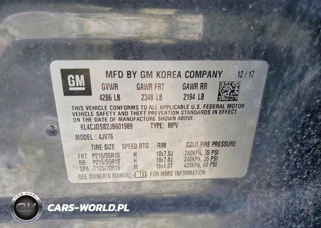 2018 Buick Encore Premium VIN:KL4CJDSB2JB601989 - 14
