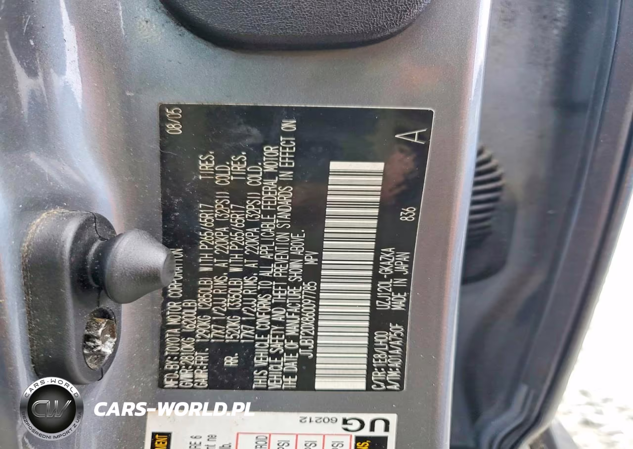 2006 Lexus Gx 470 Base VIN:JTJBT20X860097785 - 13