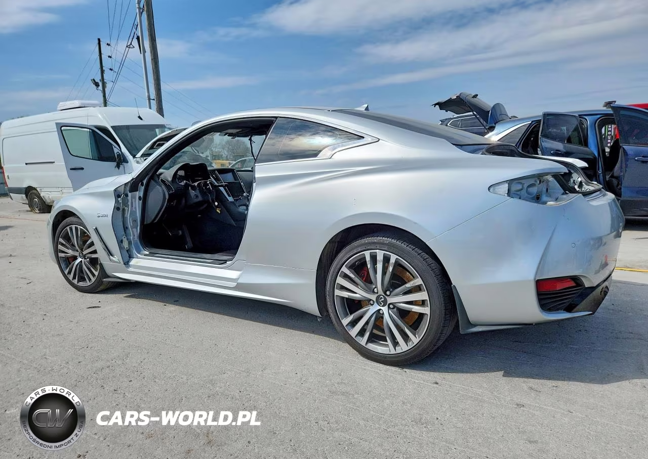 2019 Infiniti Q60 Red Sport 400 VIN:JN1FV7ELXKM440572 - 2