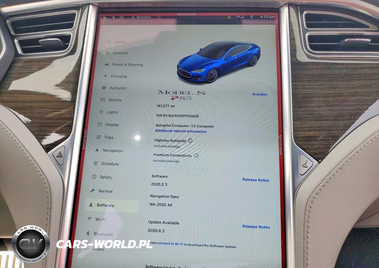 2014 Tesla Model S VIN:5YJSA1H11EFP55806 - 9