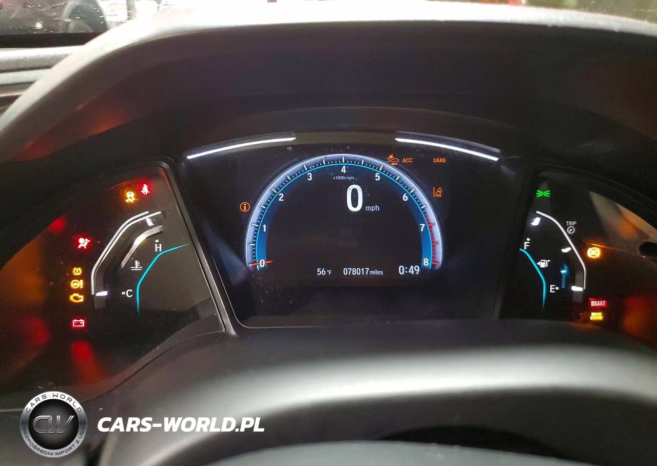 2020 Honda Civic Lx VIN:2HGFC2F67LH537295 - 9