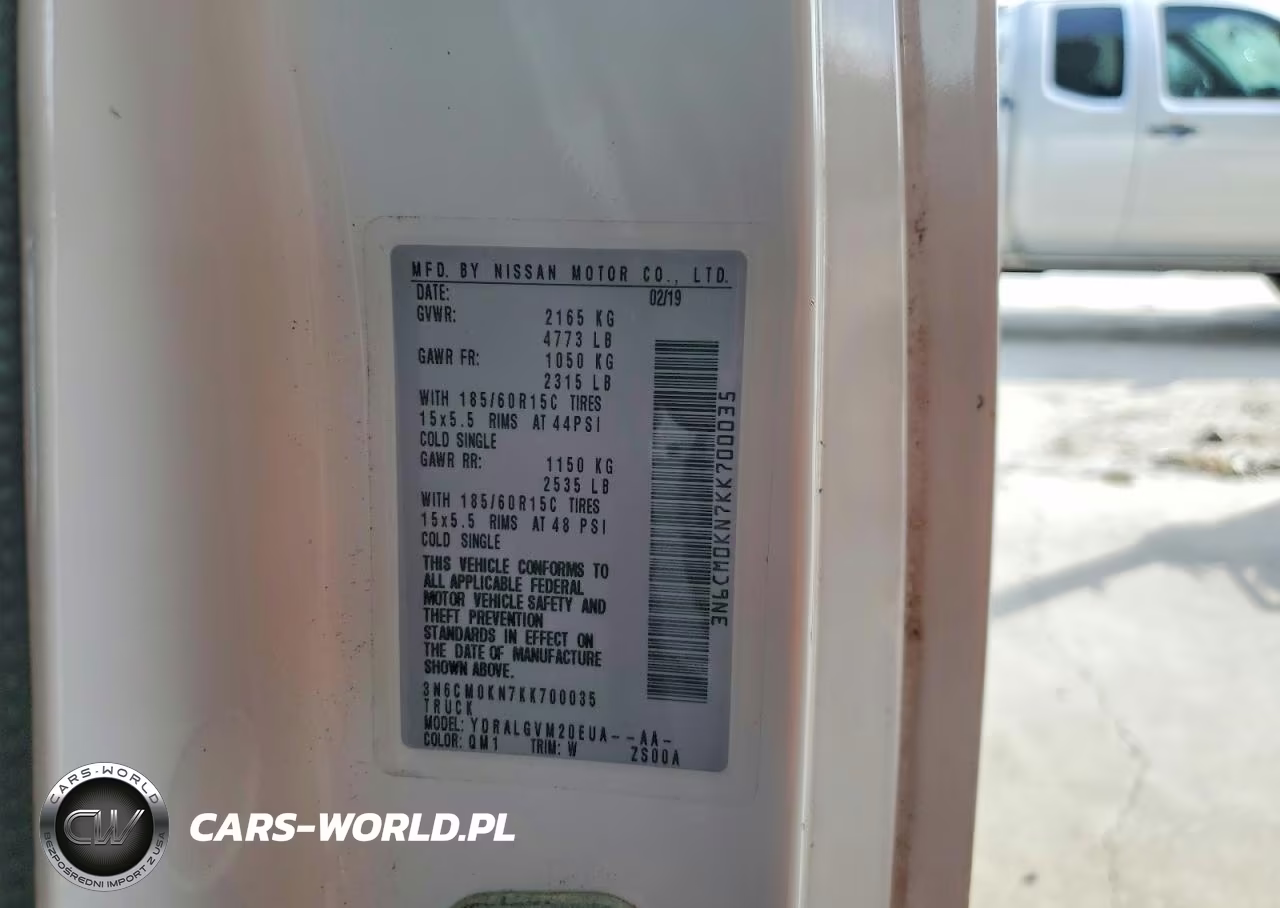 2019 Nissan Nv200 Delivery Van VIN:3N6CM0KN7KK700035 - 12