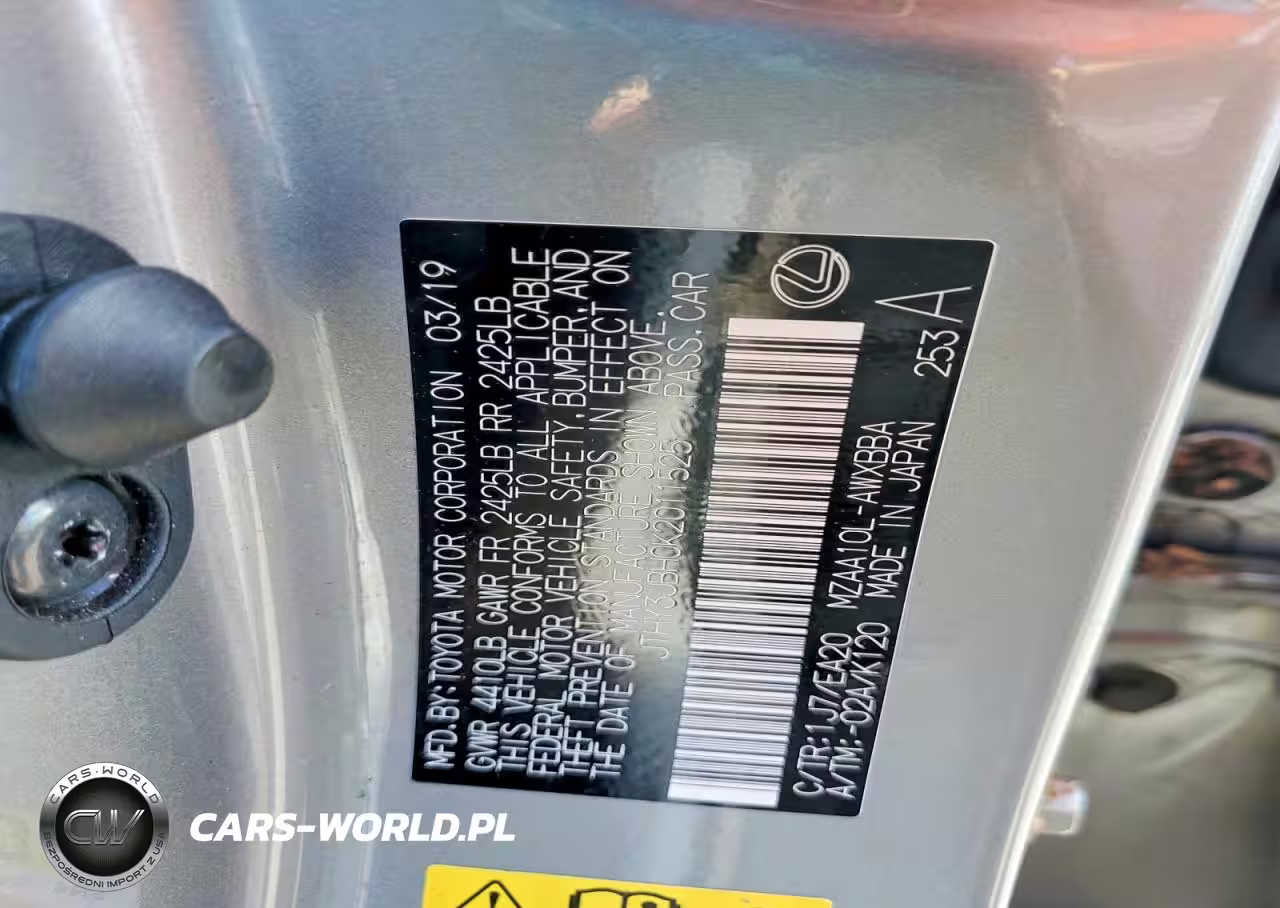 2019 Lexus Ux 200 Base VIN:JTHY3JBH0K2011525 - 12
