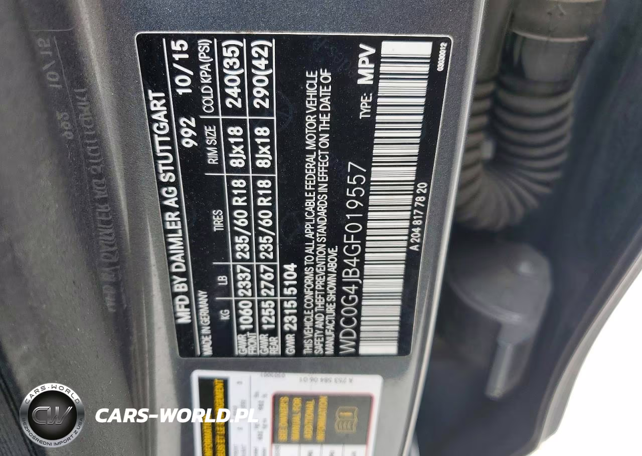 2016 Mercedes-Benz Glc 300 VIN:WDC0G4JB4GF019557 - 13