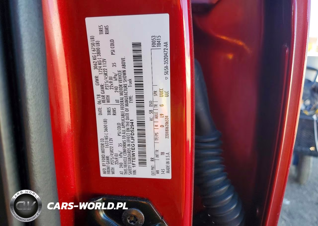 2018 Ford F150 Supercrew VIN:1FTEW1EG1JFD52941 - 12