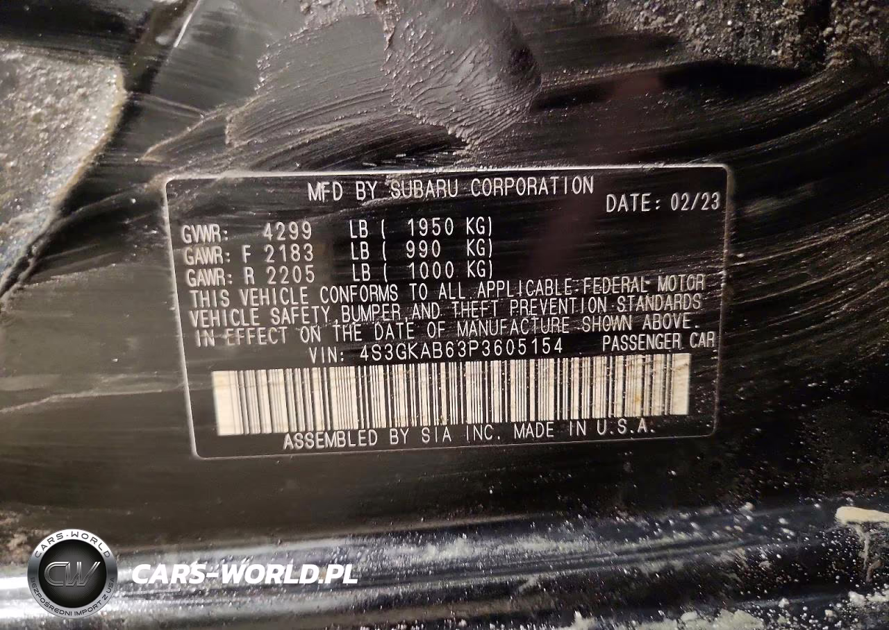 2023 Subaru Impreza VIN:4S3GKAB63P3605154 - 13