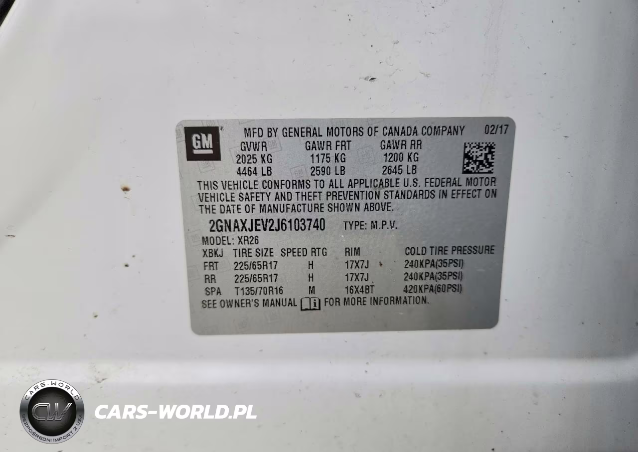 2018 Chevrolet Equinox Lt VIN:2GNAXJEV2J6103740 - 13