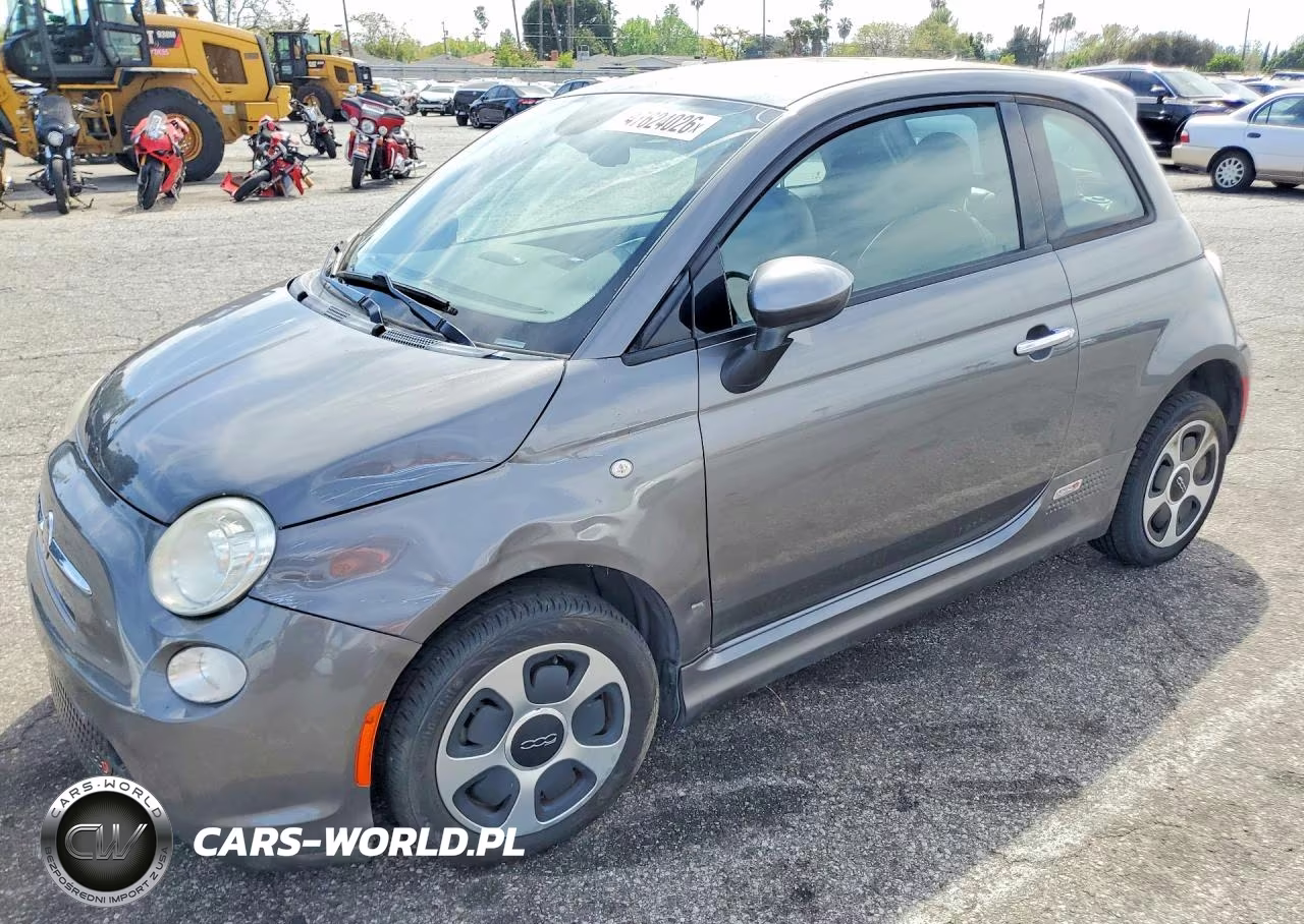 2013 Fiat 500 Electric VIN:3C3CFFGEXDT744797 - 1